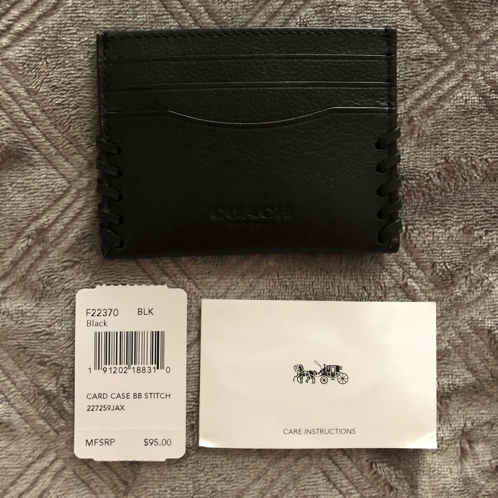 Men’s Coach wallet, black 100% authentic
